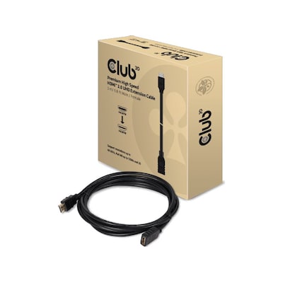 Club 3D HDMI 2.0 Kabel 3m Premium High Speed UHD 4K60Hz St./Bu. schwarz CAC-1321 von Club3D
