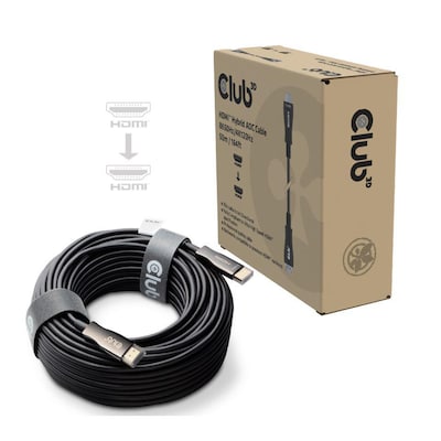 Club 3D HDMI 2.1 AOC Kabel 30m High Speed UHD 4K120Hz St./St. schwarz Club 3D HDMI 2.1 AOC Kabel 30m High Speed UHD 4K120Hz St./St. schwarz von Club3D