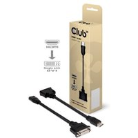 Club 3D HDMI Adapterkabel HDMI zu DVI-D passiv St./Bu. schwarz CAC-HMDDFD von Club3D