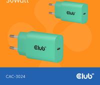 Club 3D Lifestyle Ladegerät USB-C 30Watt 2Stk grün retail (CAC-3024) von Club3D