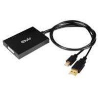 Club 3D MiniDP 1.2a Adapter mDP zu DVI Dual Link aktiv HDCP ON St./Bu. 0,6m von Club3D