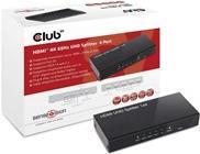 Club 3D SenseVision CSV-1380 - Video-/Audio-Splitter - 4 x HDMI von Club3D