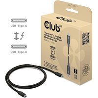 Club 3D Thunderbolt 5 Zertifiziertes 8K240Hz Daten 80/120 Gbps EPR 240 Watt Kabel St./St. 1m schwarz von Club3D