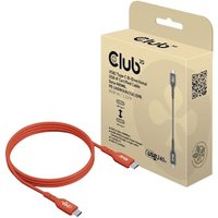 Club 3D USB 2.0 Typ-C Kabel Bidirektional USB-IF 480Mb PD 240W St./St. 1m orange von Club3D