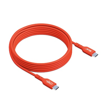 Club 3D USB 2.0 Typ-C Kabel USB-IF PD 240W St./St. 2m orange CAC-1573 von Club3D