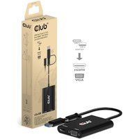 Club 3D USB 3.2 Splitter Type-C/-A zu Dual HDMI (4K/30Hz) + VGA CSV-1611 von Club3D