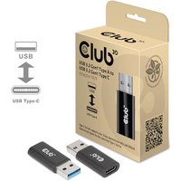 Club 3D USB 3.2 Typ-A auf USB 3.2 Gen1 Typ-C Adapter St./B. schwarz von Club3D