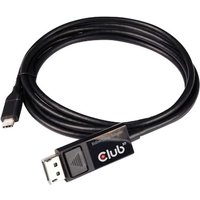 Club 3D USB Adapterkabel 1,8m Typ-C zu DisplayPort 8K60Hz HDR schwarz CAC-1557 von Club3D