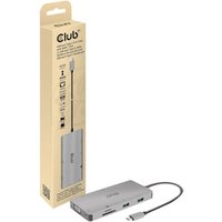 Club 3D USB Gen 1 Typ-C 9-in-1 Hub mit HDMI, VGA SD/Micro SD Kartenslots von Club3D