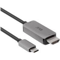 Club 3D USB Gen2 Typ-C auf HDMI 4K120Hz/8K60Hz HDR10, DSC1.2 Kabel M/M 3m von Club3D