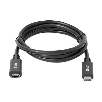 Club 3D USB-Typ-C Gen1 Verlängerungskabel 5Gbps 60W(20V/3A) 4K60Hz St./B 1m von Club3D