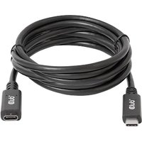 Club 3D USB-Typ-C Gen1 Verlängerungskabel 5Gbps 60W(20V/3A) 4K60Hz St./B 2m von Club3D