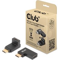 Club 3D USB-Typ-C Gen2 gewinkelte Adapter 2 Stk. bis zu 4K120Hz St./B. Club 3D USB-Typ-C Gen2 gewinkelte Adapter 2 Stk. bis zu 4K120Hz St./B. von Club3D