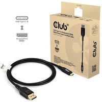 Club 3D USB Typ-C auf DP40 bidirektionales VESA zertifiziertes Kabel St./ St. 2m schwarz Club 3D USB Typ-C auf DP40 bidirektionales VESA zertifiziertes Kabel St./ St. 2m schwarz von Club3D