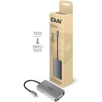 Club 3D USB Typ C zu Dual Link DVI-I Aktiver Adapter von Club3D