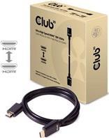 Club 3D - Ultra High Speed HDMI-Kabel - HDMI (M) bis HDMI (M) - 3,0m - Schwarz - 10K UWHD-Support (10,240 x 4,320) (CAC-1373) von Club3D