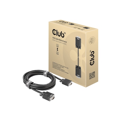 Club 3D VGA-Kabel Bidirektional St./St. 3m 28AWG von Club3D
