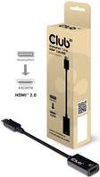 Club 3D - Video- / Audio-Adapter - DisplayPort / HDMI - DisplayPort (M) bis HDMI (W) - 19.17 cm - 4K Unterstützung von Club3D