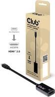 Club 3D - Video- / Audio-Adapter - DisplayPort / HDMI - Mini DisplayPort (M) bis HDMI (W) - 16.86 cm - 4K Unterstützung von Club3D