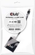 Club 3D - Video- / Audio-Adapter - DisplayPort / HDMI - Mini DisplayPort (M) bis HDMI (W) - 20.3 cm - 4K Unterstützung von Club3D