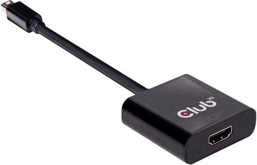 Club3D CAC-2170 Mini-DisplayPort Adapter [1x Mini-DisplayPort Stecker - 1x HDMI-Buchse] Schwarz von Club3D