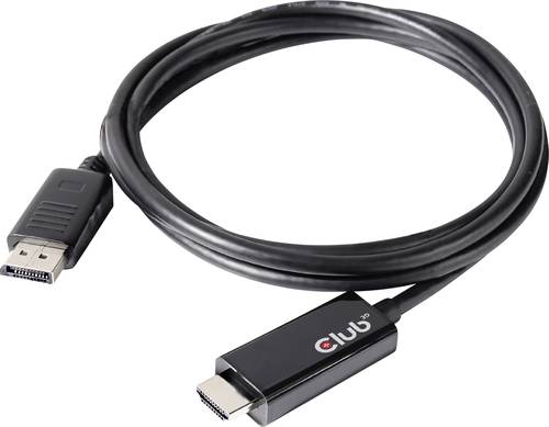 Club3D DisplayPort / HDMI Adapterkabel DisplayPort Stecker, HDMI-A Stecker 2.00m Silber CAC-1082 Dis von Club3D