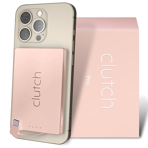 Clutch - Pro USB-C Tragbares Ladegerät - Kompatibel mit USB-C-Geräten - Powerbank - Magnetischer Akku - TSA-zugelassenes Reise-Ladegerät - USB wiederaufladbar - Kabel Clutch - Pro USB-C Tragbares Ladegerät - Kompatibel mit USB-C-Geräten - Powerbank - Magnetischer Akku - TSA-zugelassenes Reise-Ladegerät - USB wiederaufladbar - Kabel von Clutch