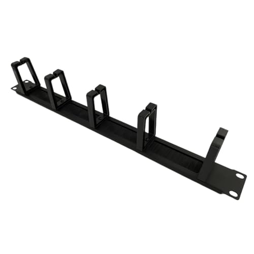 Clyictz 1 HE 19-Rack-Schränke, Kabelmanagement, Netzwerk-Organizer, Netzwerk-Bürstenpanel, Fünf Ringe, Abnehmbarer Draht-Manager-Rahmen, 1 Stück Clyictz 1 HE 19-Rack-Schränke, Kabelmanagement, Netzwerk-Organizer, Netzwerk-Bürstenpanel, Fünf Ringe, Abnehmbarer Draht-Manager-Rahmen, 1 Stück von Clyictz
