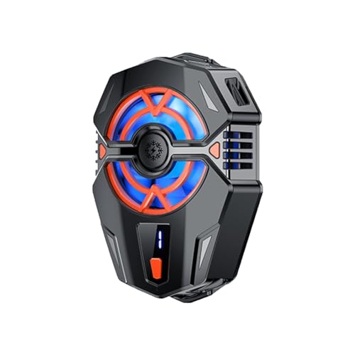 Clyictz Magnetische Handy-Radiator Handy-Kühler, Handy-Kühlventilator mit Halbleiter-Kühlchip, für Mobiles Gaming, Feine Verarbeitung von Clyictz