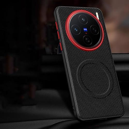 TPU-Stoßfänger Leder-Heckabdeckung Hülle kompatibel mit Vivo X200 Ultra, Metallkamera-Objektivschutz Ring, Premium-Textur Lederkomfort Grip, magnetischer Anti-Schlupf-Rugge-Telefonabdeckung (Black) TPU-Stoßfänger Leder-Heckabdeckung Hülle kompatibel mit Vivo X200 Ultra, Metallkamera-Objektivschutz Ring, Premium-Textur Lederkomfort Grip, magnetischer Anti-Schlupf-Rugge-Telefonabdeckung (Black) von Cmeilau