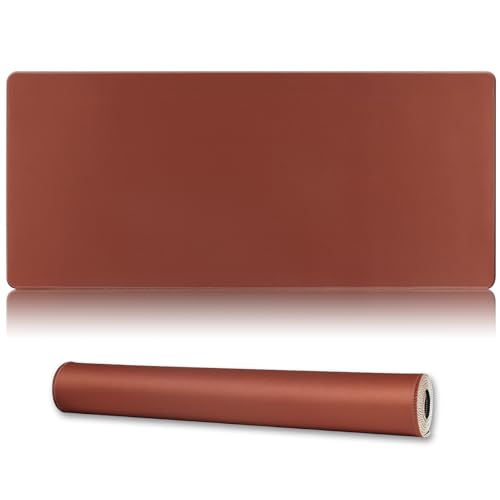 Cmhoo XXL Gaming-Mauspad, 35,4 x 15,7 cm, professionelles großes Mauspad und Computerspiel-Mauspad, 90 x 40 cm, Braun von Cmhoo