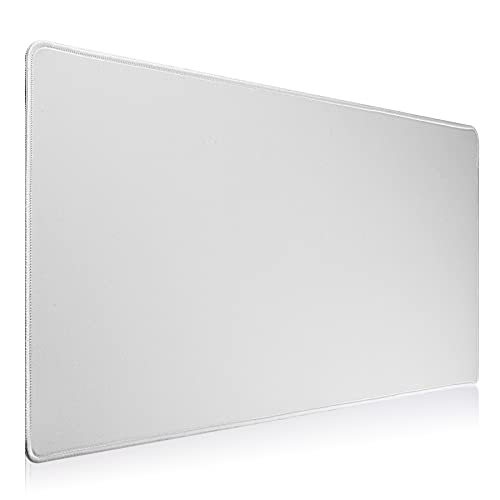 Cmhoo XXL-Gaming-Mauspad, 35,4 x 15,7 cm, professionelles großes Mauspad und Computerspiel-Mauspad, 90 x 40 cm, Grau von Cmhoo