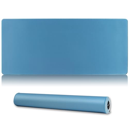 Cmhoo XXL-Gaming-Mauspad, 35,4 x 15,7 cm, professionelles großes Mauspad und Computerspiel-Mauspad, 90 x 40 cm, Iceblueus von Cmhoo