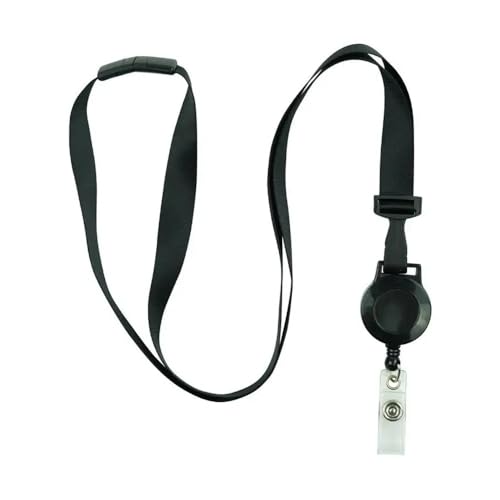 Ausweishalter, Kunststoff, Metall, Arbeitserlaubnis, Clip, Ausweishülle, Schlüsselband, Namensschild, Spule, Pass, Arbeitskarte, Hülle (Lanyard F) von Cmis Kbei