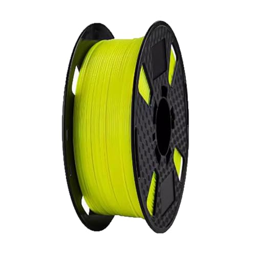 Cmnsjl 3D-Drucker Verbrauchsmaterial, PETG 1,75 Mm Druckdraht, Genauigkeit +/- 0,03 Mm, 1 Kg Spule,Fluorescent Yellow von Cmnsjl