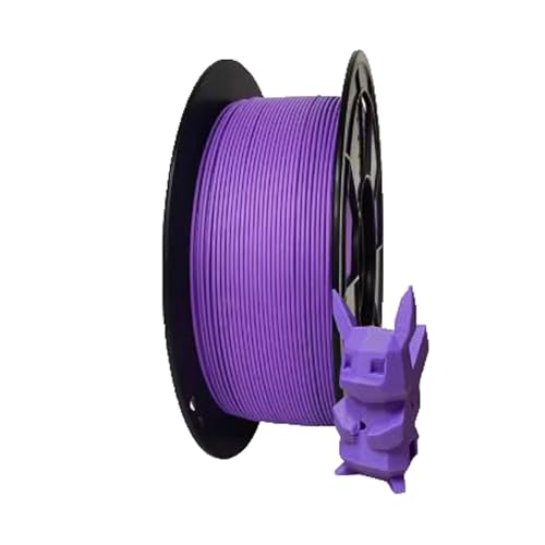 Cmnsjl PLA+Matt Matt Mattdruck Verbrauchsmaterial, 3D-Druckverbrauchsmaterial, Hohe Zähigkeit, Mattes Aussterben, Genauigkeit +/- 0,02 Mm, 1 Kg Spule,Lilac Purple von Cmnsjl