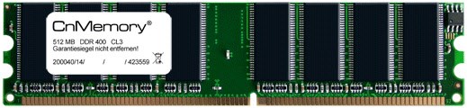 DDR 400 (1GB) von CnMemory