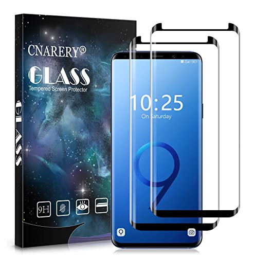 Cnarery 2 Stück Schutzfolie für Samsung Galaxy S9, Anti-Kratzen, Anti-Bläschen, Gehärtetem Glas Displayschutzfolie für Samsung S9 (5.8 Zoll) von Cnarery