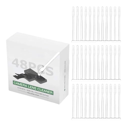 Cnrfeoap 48 Stück Handy-Kamera-Objektiv-Reinigungswerkzeug, Kameraobjektiv-Reiniger, Kunstharz, Stick, Fingerabdruck-Entfernungsstab Cnrfeoap 48 Stück Handy-Kamera-Objektiv-Reinigungswerkzeug, Kameraobjektiv-Reiniger, Kunstharz, Stick, Fingerabdruck-Entfernungsstab von Cnrfeoap
