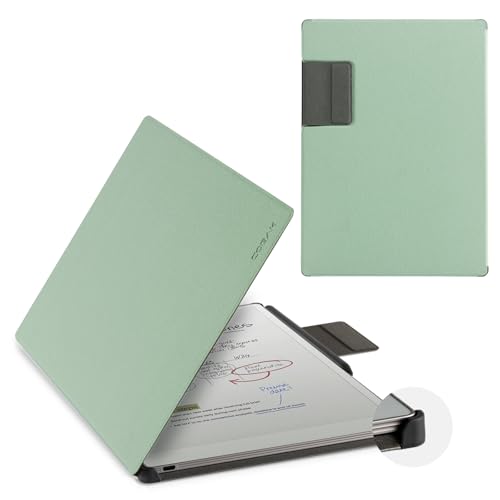 CoBak Hülle für Remarkable Paper Pro, magnetische Abdeckung mit Eckenschutz und Stifthalter-Gurt, Auto Sleep/Wake-Folio nur für Remarkable Paper Pro Color Tablet 11,8 Zoll 2024, Salbeigrün CoBak Hülle für Remarkable Paper Pro, magnetische Abdeckung mit Eckenschutz und Stifthalter-Gurt, Auto Sleep/Wake-Folio nur für Remarkable Paper Pro Color Tablet 11,8 Zoll 2024, Salbeigrün von CoBak