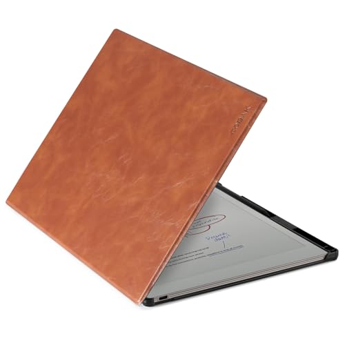 CoBak Hülle für Remarkable Paper Pro Color Tablet - Smart Auto Sleep/Wake Folio Leichte Schutzhülle mit integriertem Stifthalter und Federhalter, für 11.8" 2024 Releasee (Retro Braun) von CoBak