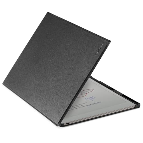 CoBak Hülle für Remarkable Paper Pro Color Tablet - Smart Auto Sleep/Wake Folio Leichte Schutzhülle mit integriertem Stifthalter und Federhalter, für 11.8“ 2024 Release (Schwarz) von CoBak
