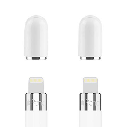 CoBak -Kappe für Apple Pencil -Silikon ist weich und langlebig Magnetische Kappen für Apple Pencil Cap -2er-Pack Kappen (Weiß) von CoBak