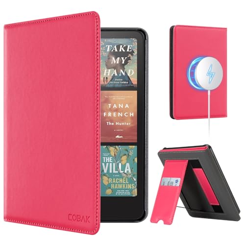 CoBak Magnetic Hülle für 7" Kindle Paperwhite 12th Gen 2024 und Kindle Colorsoft - Kompatibel mit iPhone MagSafe, für Samsung/Belkin/Anker Wireless Charging Pads, Auto Sleep Wake, Rosa mit Ständer CoBak Magnetic Hülle für 7" Kindle Paperwhite 12th Gen 2024 und Kindle Colorsoft - Kompatibel mit iPhone MagSafe, für Samsung/Belkin/Anker Wireless Charging Pads, Auto Sleep Wake, Rosa mit Ständer von CoBak