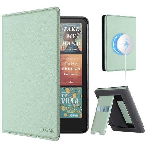 CoBak Magnetic Hülle für 7" Kindle Paperwhite 12th Gen 2024 und Kindle Colorsoft - Kompatibel mit iPhone MagSafe, für Samsung/Belkin/Anker Wireless Charging Pads, Auto Sleep Wake, Salbei mit Ständer CoBak Magnetic Hülle für 7" Kindle Paperwhite 12th Gen 2024 und Kindle Colorsoft - Kompatibel mit iPhone MagSafe, für Samsung/Belkin/Anker Wireless Charging Pads, Auto Sleep Wake, Salbei mit Ständer von CoBak