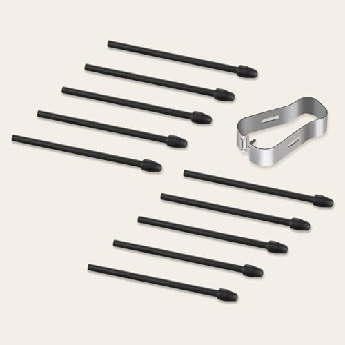 CoBak Ersatz Stiftspitzen für Remarkable 2 Stift (10er-Pack) – 4096 Druckempfindlichkeit und Neigungsschreibunterstützung, mit Werkzeug zum Entfernen der Stiftspitzen von CoBak
