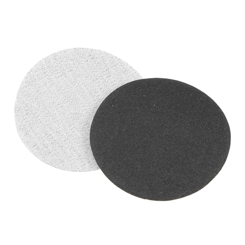CoCud Klett-Schleifscheiben, 2 Zoll 50mm Schleifpapier 320 Körnung Siliziumkarbid-Finishscheiben - (Anwendungen: für Holz Metall Gipskarton), 50 Stück von CoCud