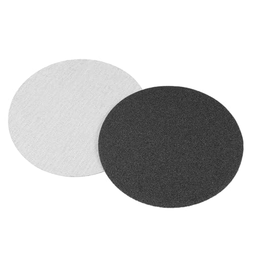 CoCud Klett-Schleifscheiben, 5 Zoll 125mm Schleifpapiere 60 Körnung Siliziumkarbid-Finishscheiben - (Anwendungen: für Holz Metall Gipskarton), 10 Stück von CoCud
