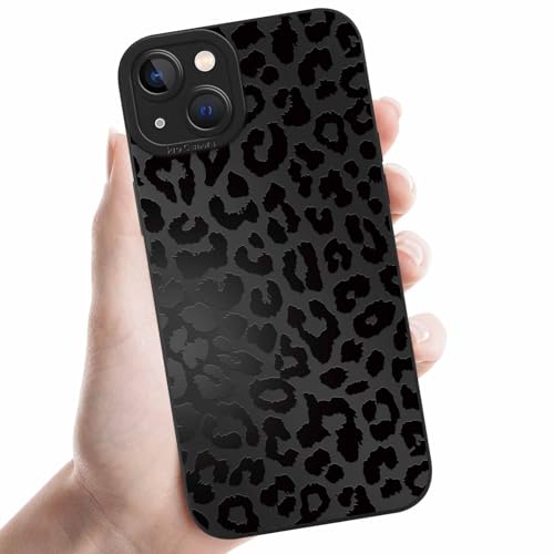 Coalbooliy Handyhülle für iPhone 14 hülle 6,1'', Aesthetic Leopard Leoparden Muster Design Schwarz Weiche TPU Silikon Stoßfest Kameraschutz Schutzhülle Bumper Ultra Dünn Mädchen Case, 04 Coalbooliy Handyhülle für iPhone 14 hülle 6,1'', Aesthetic Leopard Leoparden Muster Design Schwarz Weiche TPU Silikon Stoßfest Kameraschutz Schutzhülle Bumper Ultra Dünn Mädchen Case, 04 von Coalbooliy