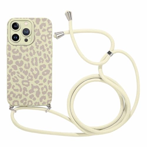 Coalbooliy Handykette für iPhone 14 Pro Hülle mit Band, Aesthetic Weiß Leoparden Muster Verstellbarer Halskette Handyhülle Kordel Umhängen Silikon Case Stoßfest Schutzhülle Kette Cover, 04 Coalbooliy Handykette für iPhone 14 Pro Hülle mit Band, Aesthetic Weiß Leoparden Muster Verstellbarer Halskette Handyhülle Kordel Umhängen Silikon Case Stoßfest Schutzhülle Kette Cover, 04 von Coalbooliy